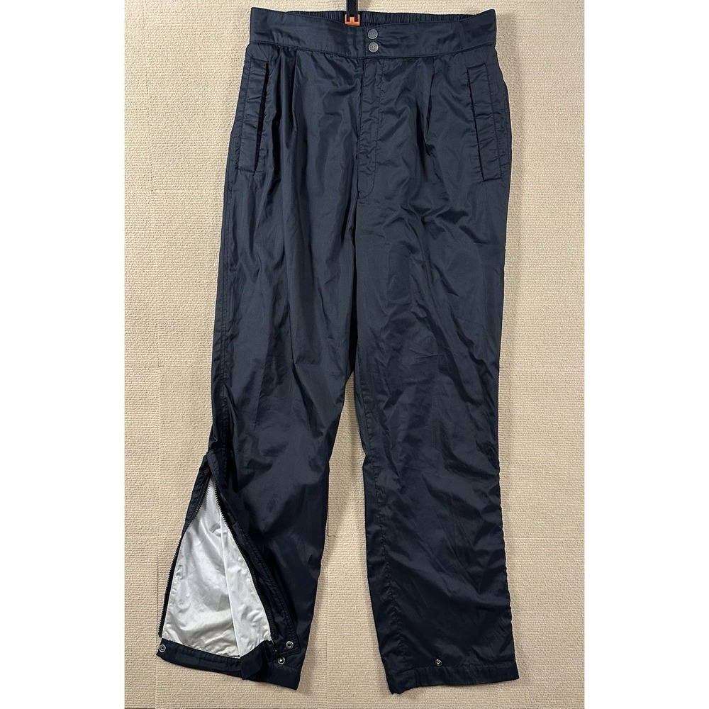 Vintage HEAD Gore-Tex Shell Ski Snowboard Pants Men's L Navy Waterproof Zip Leg